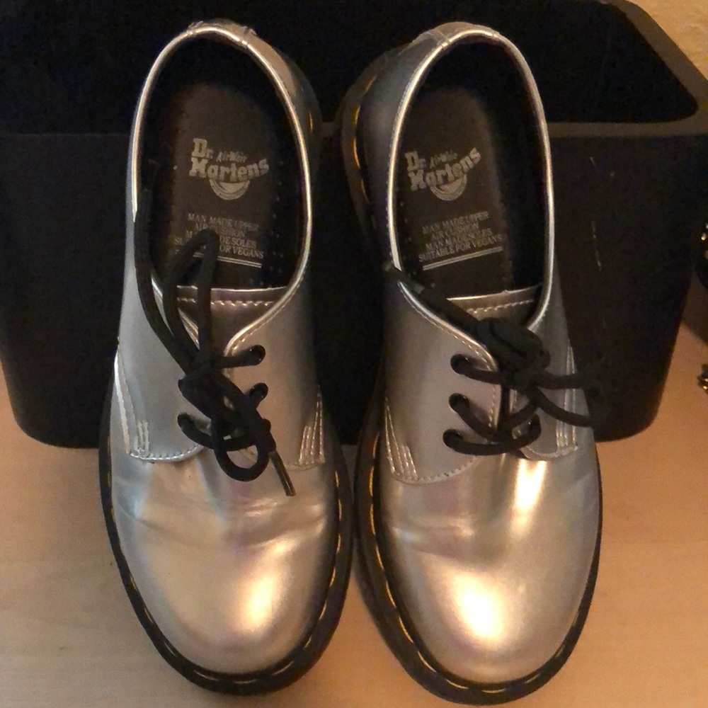 Dr Martens Metallic Shoes